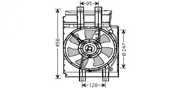 Fläkt, klimatanläggning, Fram Diederichs DCL1018 DIEDERICHS