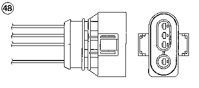 Lambdasond, Fram Ngk 90698 NGK