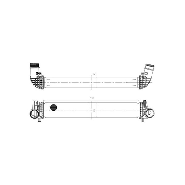 Intercooler Nrf 309035 NRF