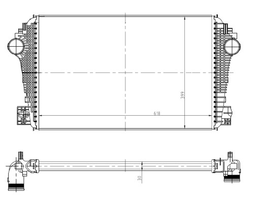 Intercooler Nrf 309038 NRF