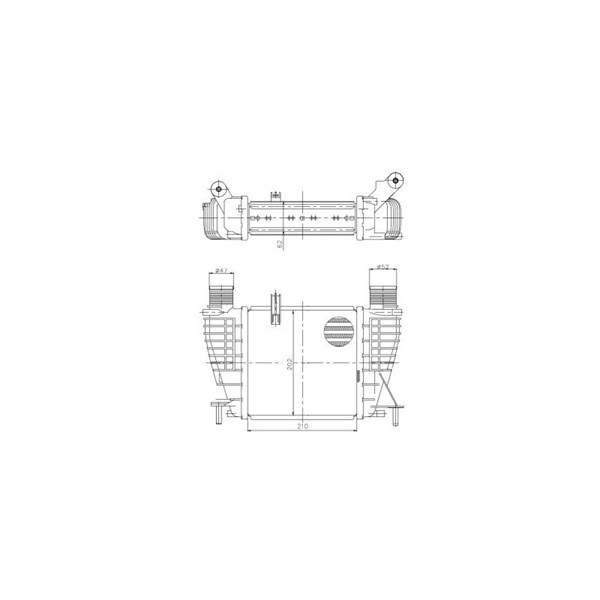 Intercooler Nrf 309043 NRF