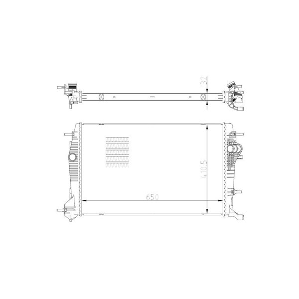 Kylare, motorkylning Nrf 59354 NRF Kylare, motorkylning Nrf 59354 NRF
