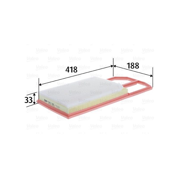 Luftfilter Valeo 585395 VALEO Luftfilter Valeo 585395 VALEO