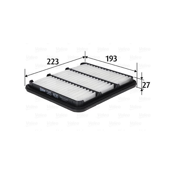 Luftfilter Valeo 585408 VALEO Luftfilter Valeo 585408 VALEO