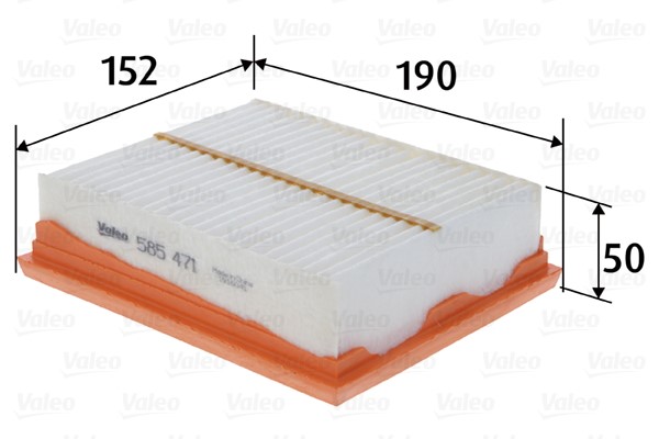 Luftfilter Valeo 585471 VALEO