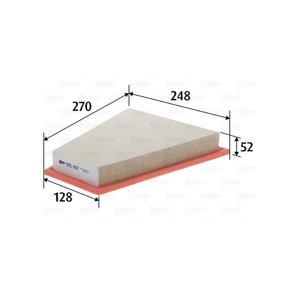 Luftfilter Valeo 585487 VALEO