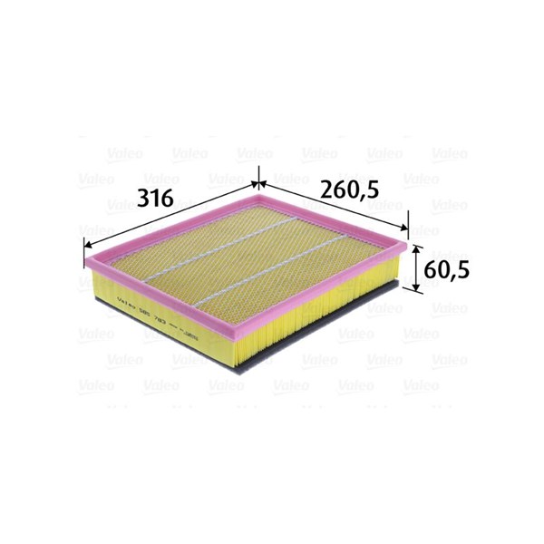 Luftfilter Valeo 585783 VALEO