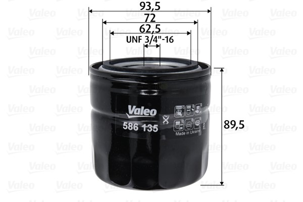 Oljefilter Valeo 586135 VALEO