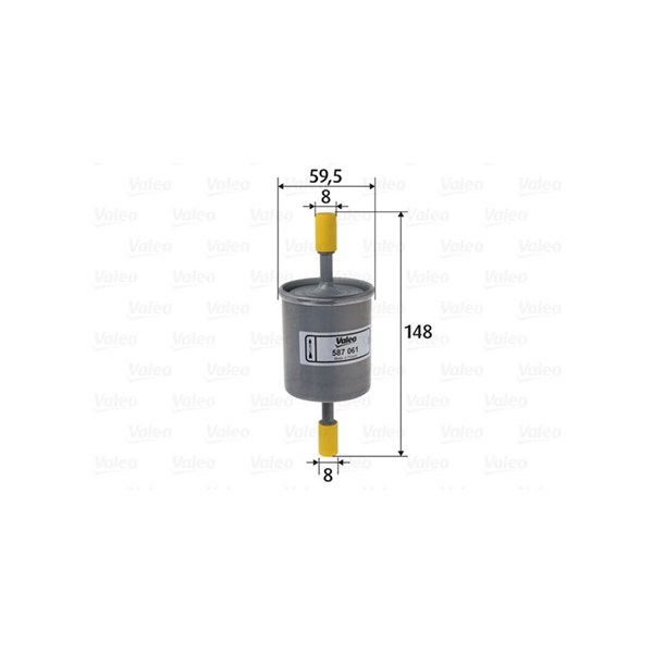 Bränslefilter Valeo 587061 VALEO