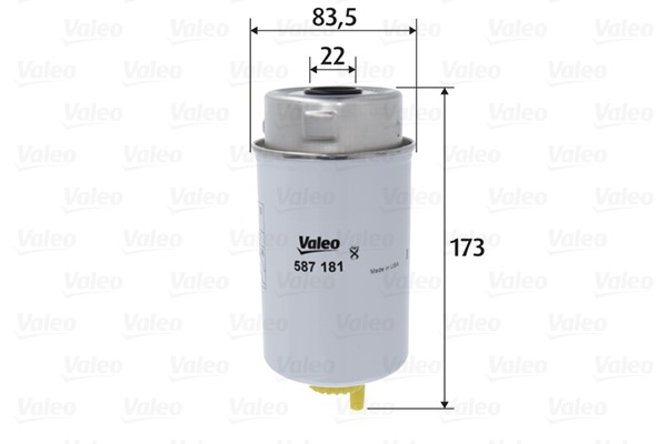 Bränslefilter Valeo 587181 VALEO