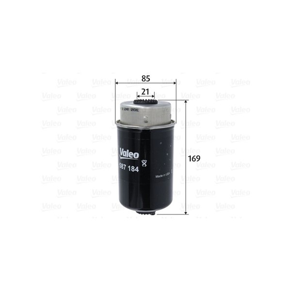 Bränslefilter Valeo 587184 VALEO