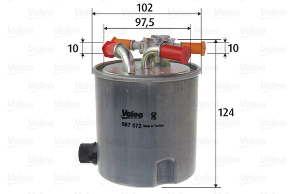 Bränslefilter Valeo 587572 VALEO
