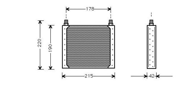 Oljekylare, motor Diederichs Diederichs climate DCO1059 DIEDERICHS