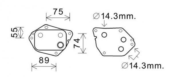 Oljekylare, motor Diederichs Diederichs climate DCO1089 DIEDERICHS