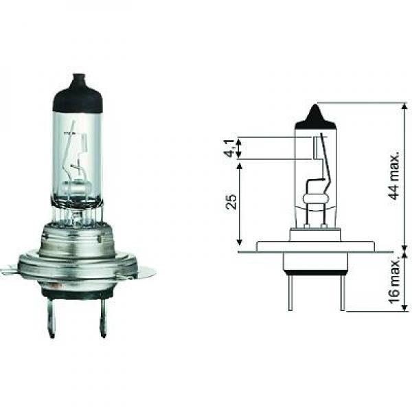 Halogenlampa DIEDERICHS H7 PX26d DIEDERICHS