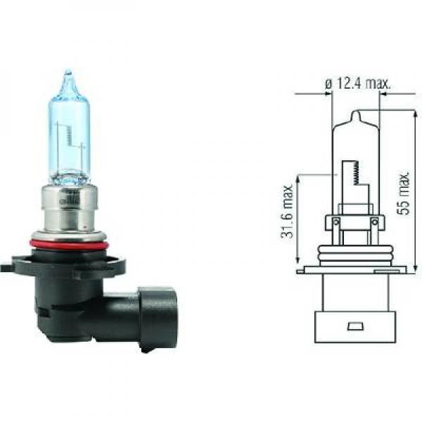Glödlampa, huvudstrålkastare 12V Diederichs LID10027 DIEDERICHS