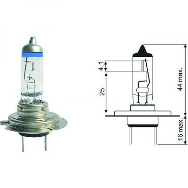 Halogenlampa DIEDERICHS More Light +90% H7 PX26d Diederichs LID10 DIEDERICHS