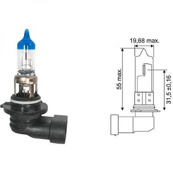 Halogenlampa  DIEDERICHS More Light +120% HB3 P20d Diederichs LID DIEDERICHS