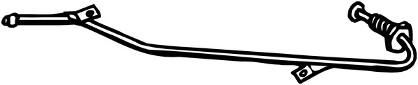 Tryckslang, trycksensor (sot-/partikelfilter) Bosal 000-055 BOSAL