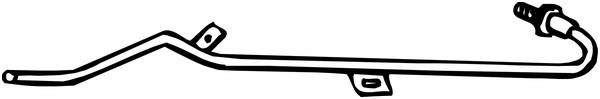 Tryckslang, trycksensor (sot-/partikelfilter) Bosal 000-057 BOSAL Tryckslang, trycksensor (sot-/partikelfilter) Bosal 000-057 BOSAL