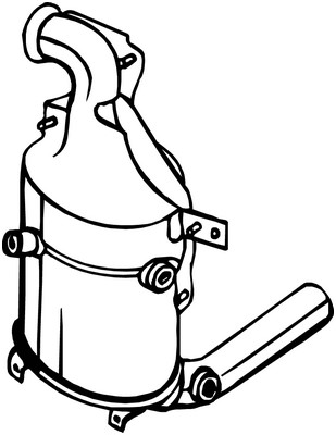 Dieselpartikelfilter Bosal 095-576 BOSAL