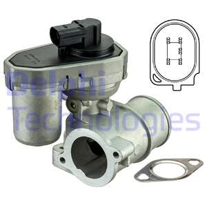 Egr-ventil 12V Delphi EG10410-12B1 DELPHI