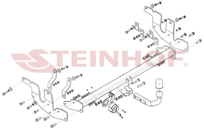 Dragkrok, Standard Ford Ecosport Steinhof F-209 Steinhof