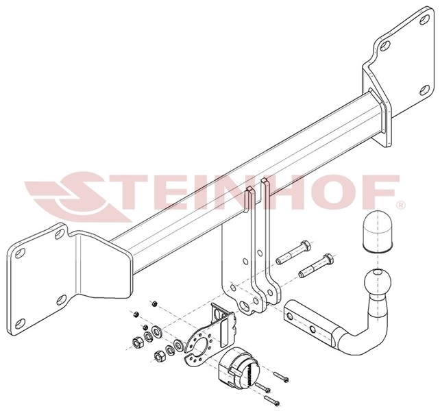 Dragkrok, Standard Jagua Xf Ii (x260) Steinhof J-010 Steinhof