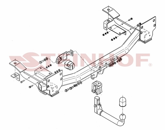 Dragkrok Land Rover Range Rover III Steinhof L-111 Steinhof