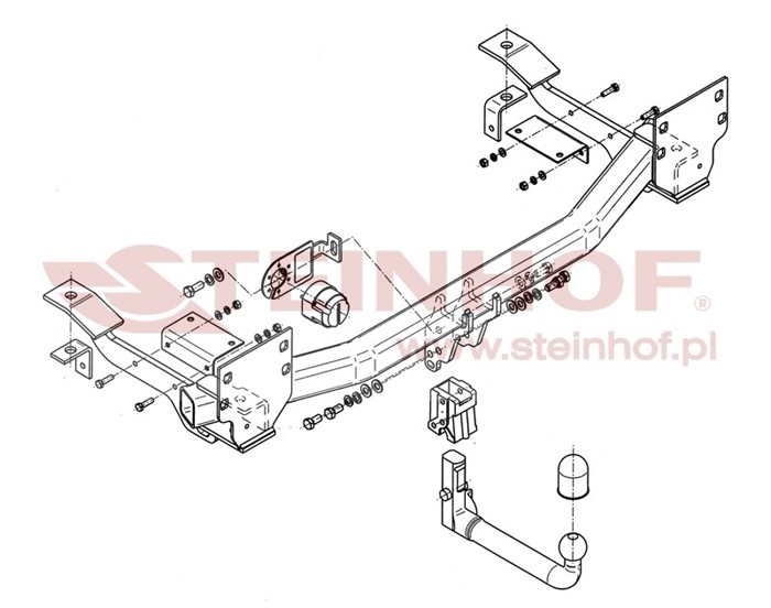Dragkrok Land Rover Range Rover III Steinhof L-111 Steinhof