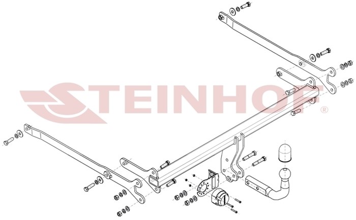 Dragkrok, Standard Mazda Cx-30 (dm) Steinhof M-063 Steinhof