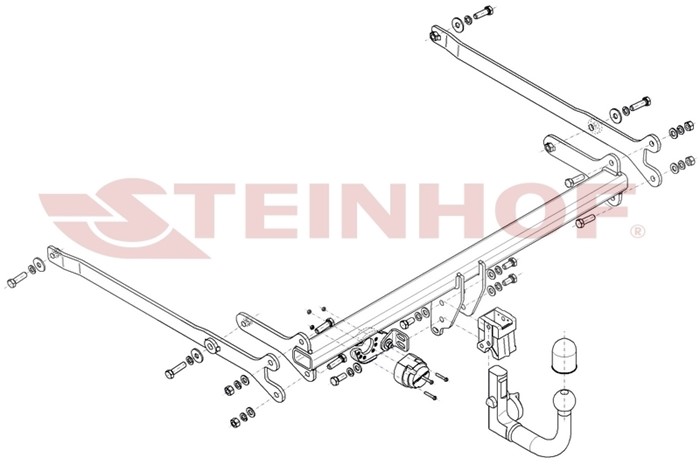 Dragkrok, Avtagbar Mazda Cx-30 (dm) Steinhof M-064 Steinhof
