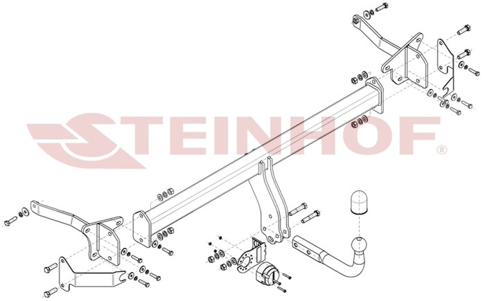 Dragkrok, Standard Peuge 508 Ii (fb_, Fh_, F3_) Steinhof P-066 Steinhof