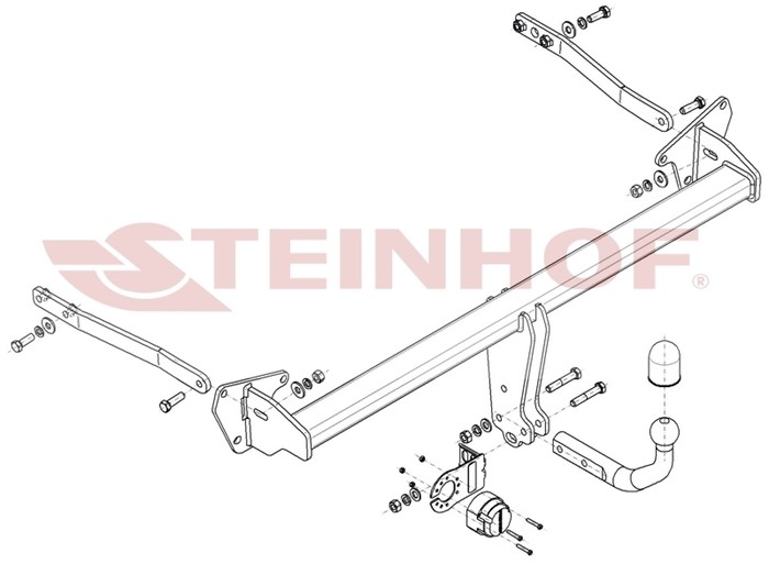 Dragkrok, Standard Peuge 508 Ii (fb_, Fh_, F3_) Steinhof P-068 Steinhof