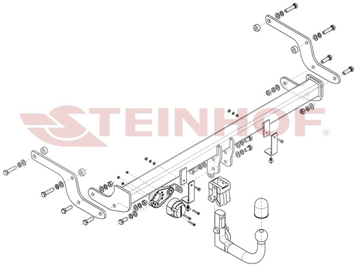 Dragkrok, Avtagbar Renau Captur Ii (hf_) Steinhof R-019 Steinhof