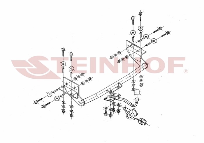 Dragkrok, Standard Renau Trafic Buss (t_, P_, V_) Steinhof R-125 Steinhof Dragkrok, Standard Renau Trafic Buss (t_, P_, V_) Steinhof R-125 Steinhof