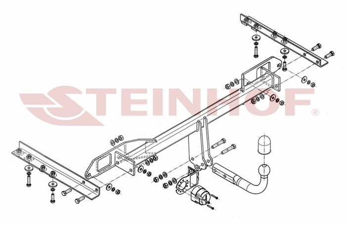 Dragkrok, Standard Saab 9-5 (ys3g) Steinhof S-010 Steinhof