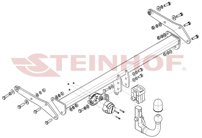 Dragkrok, Avtagbar Skoda Kamiq (nw4) Steinhof S-300 Steinhof