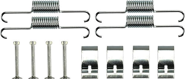 Tillbehörssats, bromsbackar, parkeringsbroms, Bakaxel Trw SFK459 TRW