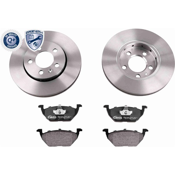 Bromssats, Skivbroms Ventilerad, Framaxel VAICO Expert kits + VAICO