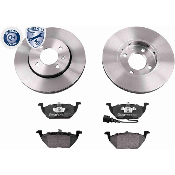Bromssats, Skivbroms Ventilerad, Framaxel VAICO Expert kits + VAICO