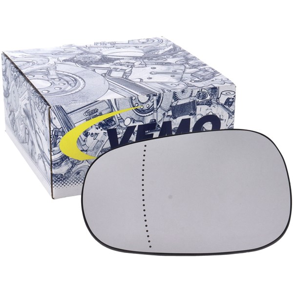 Spegelglas, yttre spegel, Tvåsidig Spegelglas, yttre spegel, Tvåsidig