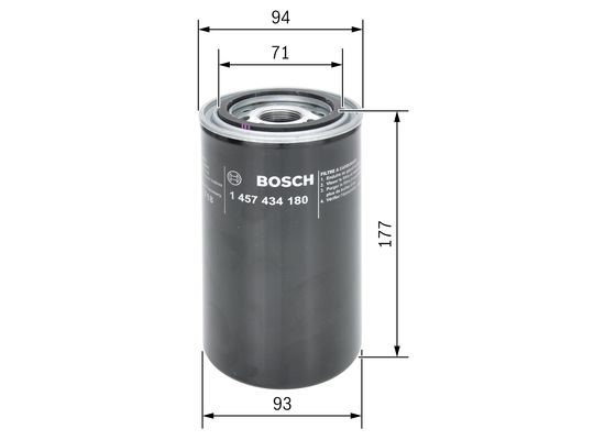 Bränslefilter Bosch 1 457 434 180 BOSCH