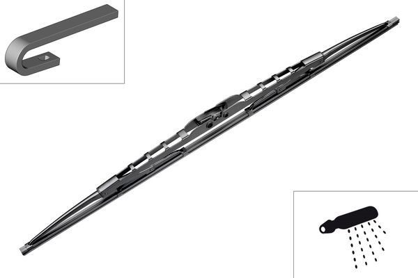 Torkarblad, Fram Bosch Twin 3 397 015 372 BOSCH