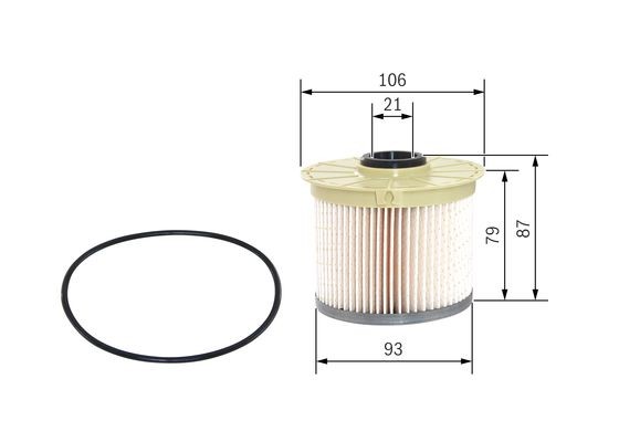 Bränslefilter Bosch F 026 402 861 BOSCH