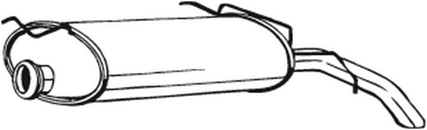 Bakre ljuddämpare Bosal 135-557 BOSAL