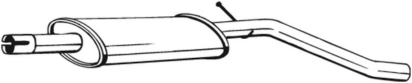 Mittenljuddämpare Bosal 148-005 BOSAL