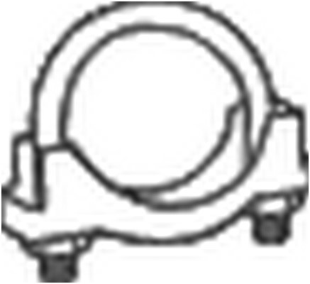 Klämma, avgassystem Bosal 250-164 BOSAL