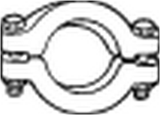 Klämma, avgassystem Bosal 254-270 BOSAL