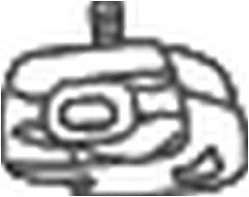 Gummiupphängning, avgassystem Bosal 255-010 BOSAL Gummiupphängning, avgassystem Bosal 255-010 BOSAL